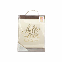 Crate Paper - Color Reveal Collection - Watercolor Hanging Print - 11 x 15 - Hello Love