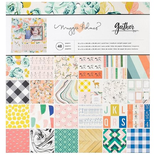 Crate Paper - Gather Collection - 12 x 12 Paper Pad