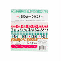 Crate Paper - Snow and Cocoa Collection - 6 x 6 Paper Pad