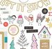 Crate Paper - Snow and Cocoa Collection - 12 x 12 Chipboard Stickers with Glitter Accents
