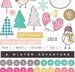 Crate Paper - Snow and Cocoa Collection - Cardstock Stickers with Foil Accents