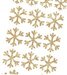 Crate Paper - Snow and Cocoa Collection - Cardstock Stickers with Glitter Accents - Snowflakes