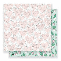 Crate Paper - Heart Day Collection - 12 x 12 Double Sided Paper - My Love