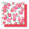 Crate Paper - Heart Day Collection - 12 x 12 Double Sided Paper - Adore You