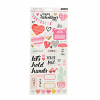 Crate Paper - Heart Day Collection - Cardstock Sticker with Foil Accents
