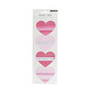 Crate Paper - Heart Day Collection - Cardstock Stickers - Fringe Hearts
