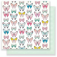 Crate Paper - Chasing Dreams Collection - 12 x 12 Double Sided Paper - Monarch