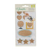 American Crafts - Go Now Go Collection - Scratch Off Stickers with Foil Accents