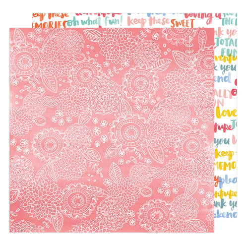 American Crafts - Oh Happy Life Collection - 12 x 12 Double Sided Paper - Sweet Thing