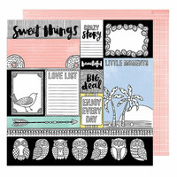 American Crafts - Oh Happy Life Collection - 12 x 12 Double Sided Paper - Big Deal