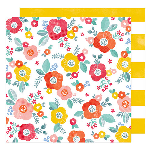 American Crafts - Oh Happy Life Collection - 12 x 12 Double Sided Paper - Good Morning