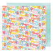 American Crafts - Oh Happy Life Collection - 12 x 12 Double Sided Paper - Happy