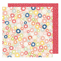 American Crafts - Saturday Collection - 12 x 12 Double Sided Paper - Times Square