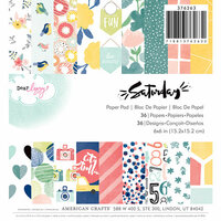American Crafts - Saturday Collection - 6 x 6 Paper Pad