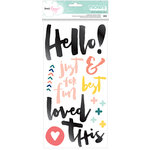 American Crafts - Saturday Collection - Thickers - Hello - Multicolor