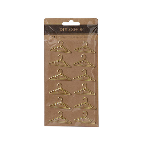 American Crafts - DIY Shop 4 Collection - Paperclips - Hangers - Gold Plated