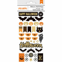 American Crafts - Halloween Collection - Puffy Stickers