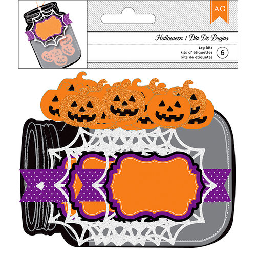 American Crafts - Halloween Collection - Kits - Tags - Jar