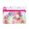 American Crafts - Mixed Media - Confettissue - Pouch with Die Cut Tissue Paper