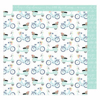 American Crafts - Lovely Day Collection - 12 x 12 Double Sided Paper - More Play