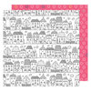American Crafts - Lovely Day Collection - 12 x 12 Double Sided Paper - One Fine Day