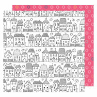 American Crafts - Lovely Day Collection - 12 x 12 Double Sided Paper - One Fine Day