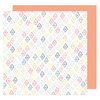 American Crafts - Lovely Day Collection - 12 x 12 Double Sided Paper - Diamonds Forever