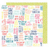 American Crafts - Lovely Day Collection - 12 x 12 Double Sided Paper - You're So Cool