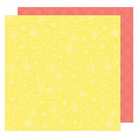 American Crafts - Lovely Day Collection - 12 x 12 Double Sided Paper - Sunny Day