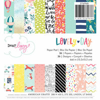 American Crafts - Lovely Day Collection - 6 x 6 Paper Pad