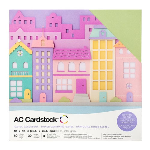 American Crafts Pastels 12x12 Cardstock Pack