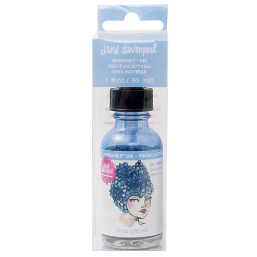 American Crafts - Mixed Media 2 - INKredible - Scented Ink - Blueberry