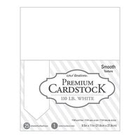 Core'dinations - 8.5 x 11 Cardstock - White - 110lb - 25 Sheets