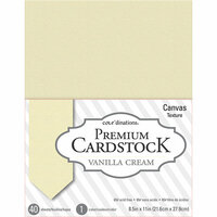 Core'dinations - 8.5 x 11 Cardstock - Value Pack - Vanilla Cream - 40 sheets