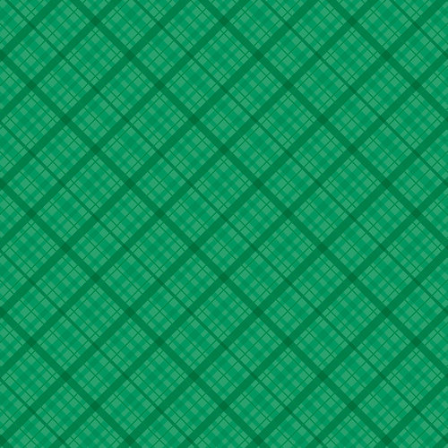 Core'dinations - 12 x 12 Paper - Dark Green Plaid