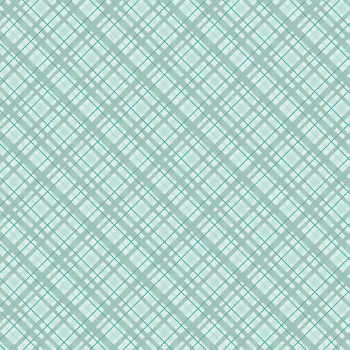 Core'dinations - 12 x 12 Paper - Teal Plaid