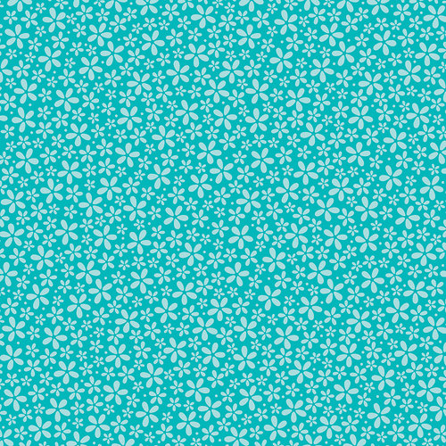 Core'dinations - 12 x 12 Paper - Teal Flower
