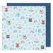 American Crafts - Little By Little Collection - 12 x 12 Double Sided Paper - Forest Friends