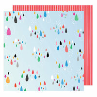 American Crafts - On A Whim Collection - 12 x 12 Double Sided Paper - Sprinkle