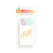American Crafts - On A Whim Collection - Water Color Resist Tags with Foil Accents