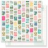 Crate Paper - Oasis Collection - 12 x 12 Double Sided Paper - Postcard