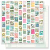 Crate Paper - Oasis Collection - 12 x 12 Double Sided Paper - Postcard