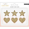 Crate Paper - Magnet Studio Collection - Hearts and Stars with Glitter Accents