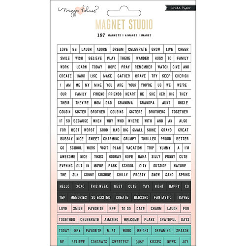 Crate Paper - Magnet Studio Collection - Word Set
