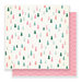 Crate Paper - Falala Collection - Christmas - 12 x 12 Double Sided Paper - Evergreen