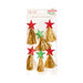 Crate Paper - Falala Collection - Christmas - Tinsel Tassels with Glitter Accents