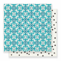 Crate Paper - Carousel Collection - 12 x 12 Double Sided Paper - Kaleidoscope