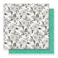 Crate Paper - Carousel Collection - 12 x 12 Double Sided Paper - Belle