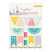 Crate Paper - Carousel Collection - Sticky Note Set - Banner Shapes
