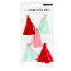 Crate Paper - Snow and Cocoa Collection - Felt Tassels